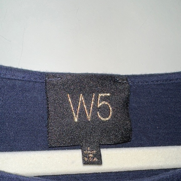 W5 | Navy Tee with Red Embroidery - Picture 5 of 11